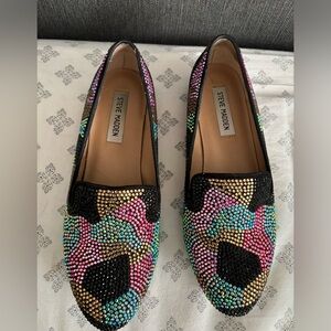 Rhinestone covered Steve Madden shoes